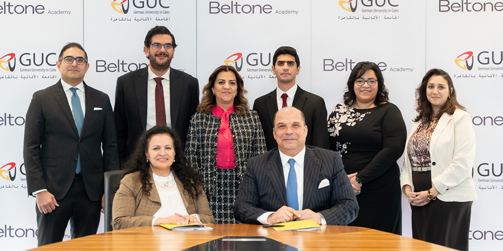 GUC-CCE signed a cooperation agreement with Beltone Academy the whole owned by Beltone Holding. Click the link  for more information